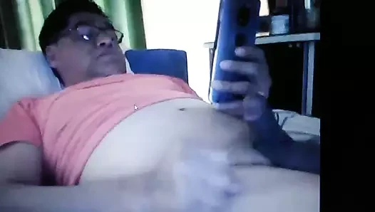 Peruvian porn video – peruvian daddy brown cock on cam