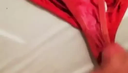 Auf Lauras Unterhose gewichst