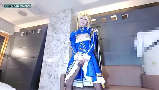 Cosplayer güzellik unutulmaz kimyayı birlikte geride bırakarak yoğun bir özel buluşmayı paylaşıyor