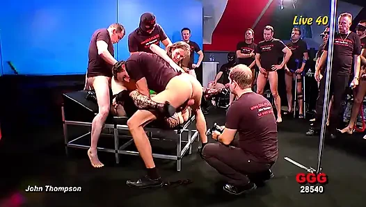 Ggg John Thompson - Elisa Ve Viktoria Wild Canlı Grup Seks Partisi