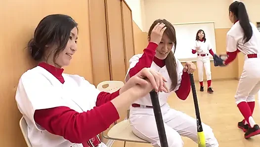 Japanese Baseball Sluts Fuck Party Wet Pussies Stuffed Orgy Creampie