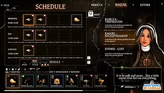 Sisters in Sin Gameplay Part 5 - Lust Gets Closer to Esther