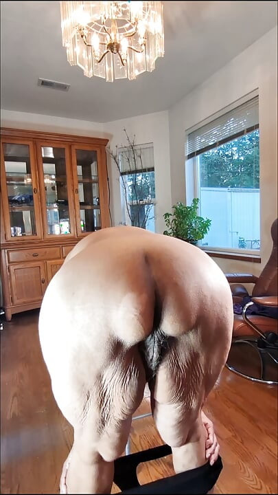 I really enjoyed masturbating  my hairy pussy with my dildo and my feet