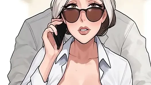 Waifu Mature Secretary POV – Office Phone Call Close-Up Boob Teasing  Undressing