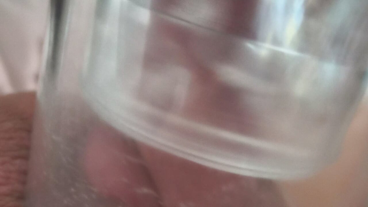 Penis pump pleasuring cock