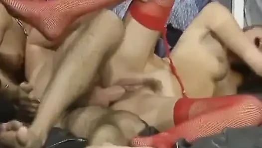 Two Stunning German Sluts Got Fucked in Fetish Threesome