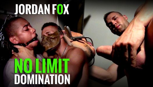 Good black slut fucked hard by Jordan Fox on a sling