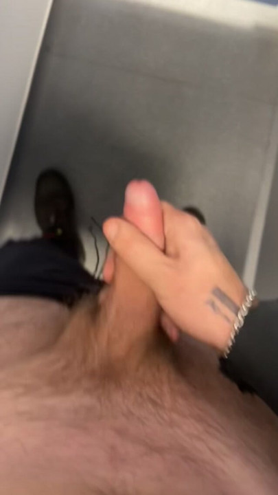 Enjoy me solo busting at work