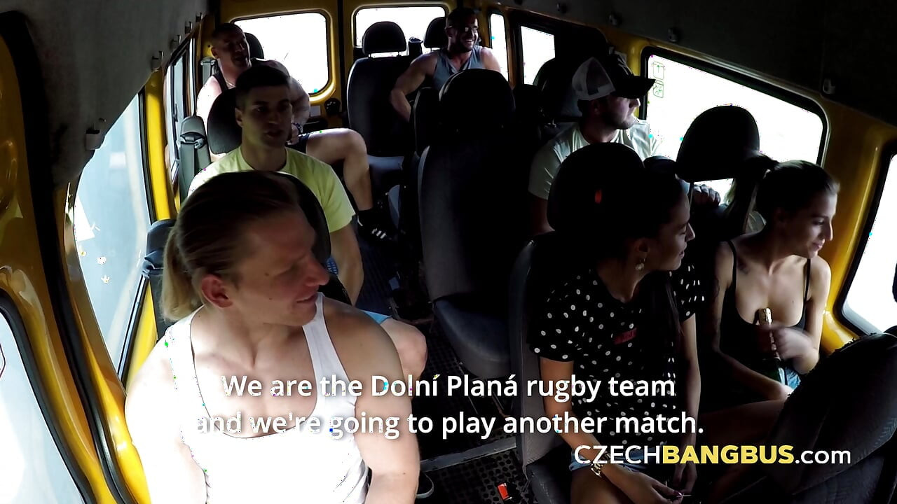Anal frenzy with kinky twins (Czech Bang Bus)