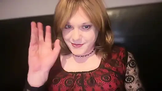 Curvy Tran Fucks with Dildo and Cums