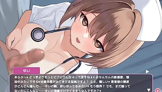 Hentai game - die freche krankenschwester bekommt ihre titten für einen Paizuri - Sakusei Shinsatsu raus