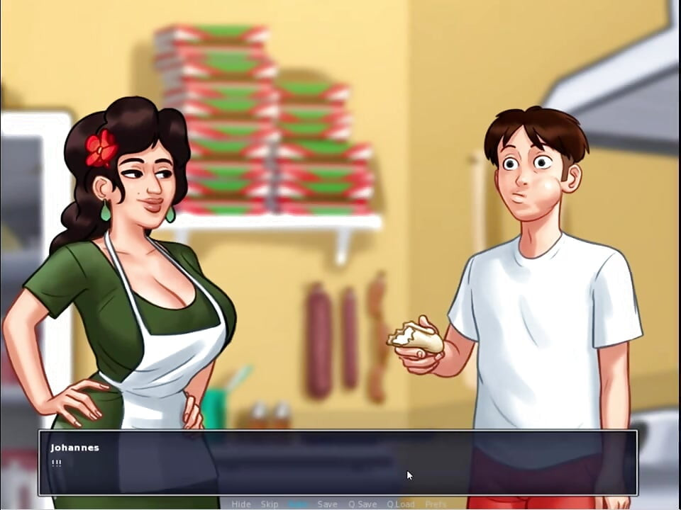 Summertime Saga - Eve might be pregnant after Johannes fucked her
