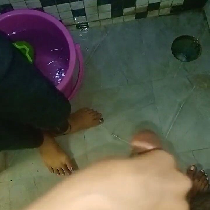She Was Trying to Make Me Cum First by Oiled Massage to My Dick