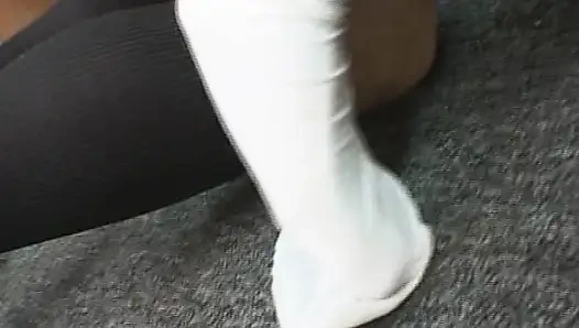 Blonde Babe Gets Fingered and Fucked Hard on Couch