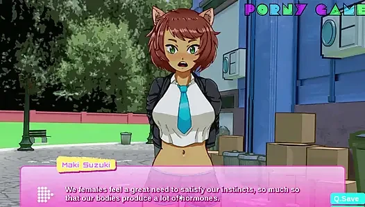 Heroes University H - пролог - мастурбирует за колледжем, часть 5