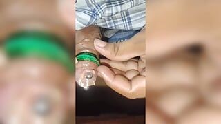 Penis ring made from bottle