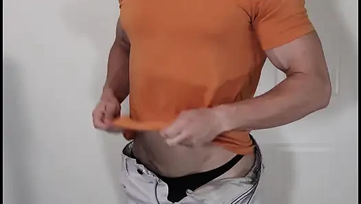 Hot Boy loves to masturbate before his massage