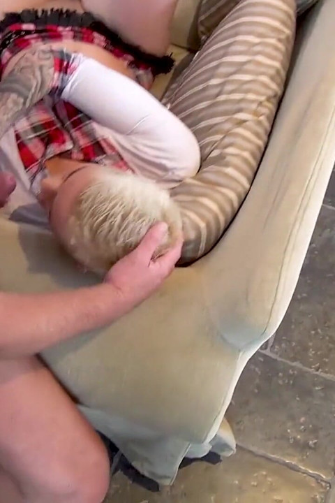 Dutch Stepmother with Massive Tits Gangbang