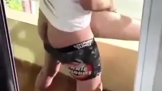 Skinny Teen Fucked in Balcony Sex