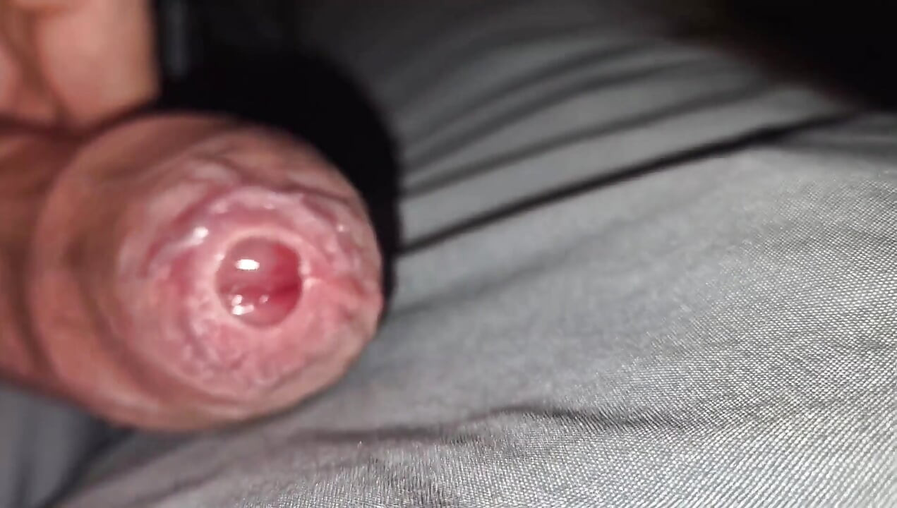 Big Uncut Cock Precum Stroking