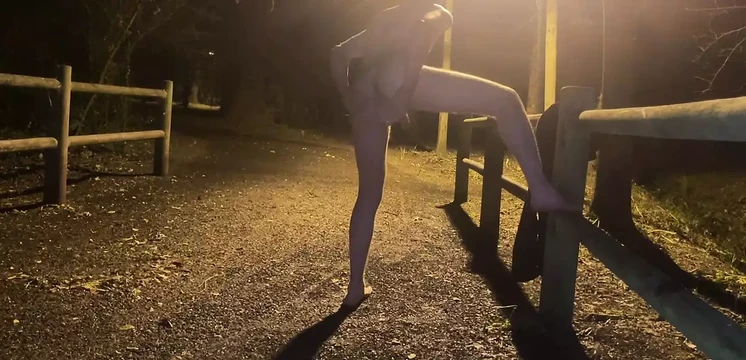 I dildo myself in a night way