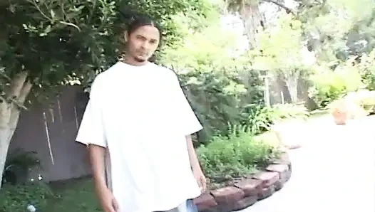 Sexy Kylie gets massive face cumshot after sucking hard cocks