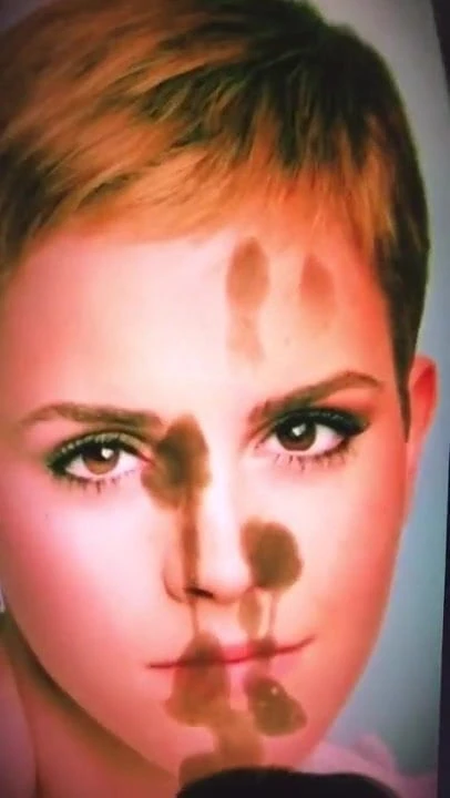 Emma Watson short hair Cumshot Tribute