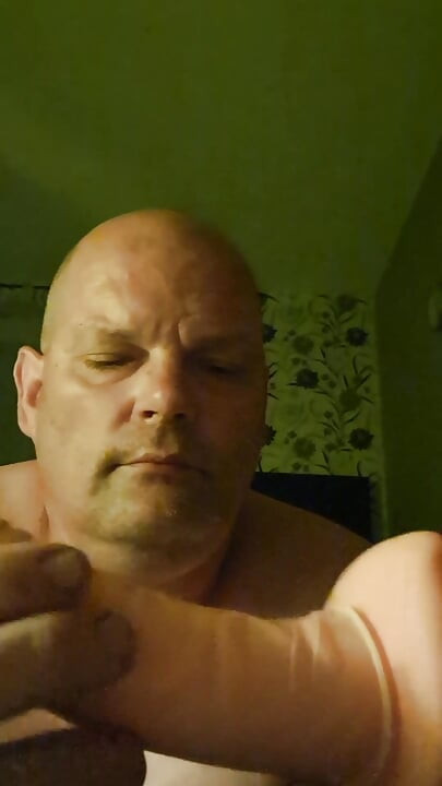 An Ass Fuck for the Slut with the Dildo and Condom