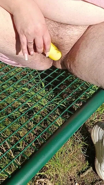 Jaw-dropping moment from "Fingered and played around on the park bench while people walk past you"