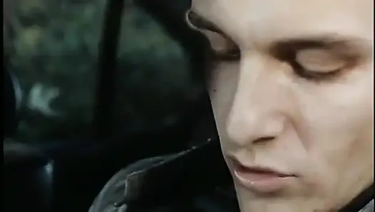 Retro-analsex im auto