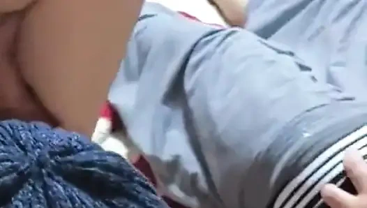 Cuckold Husband See His Wife with BBC Fuck Her Pussy