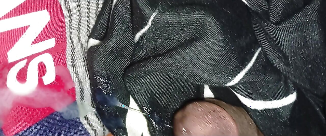 Rubbing sperm on dick to see if it did cause a chemical reaction