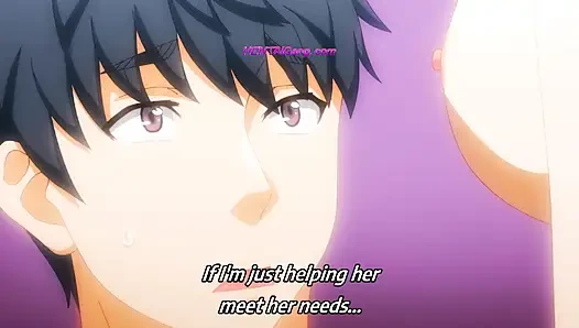 Cute newlywed begs for more as hubby licks and fingers her to orgasm - Exclusive Hentai (ENG Subs)