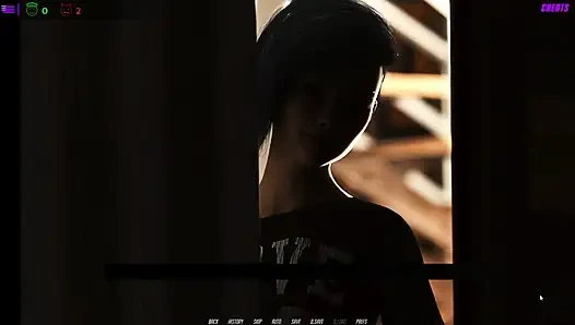 Adik tiriku yang mungil umur 18 tahun ngocok kontolku di ranjang