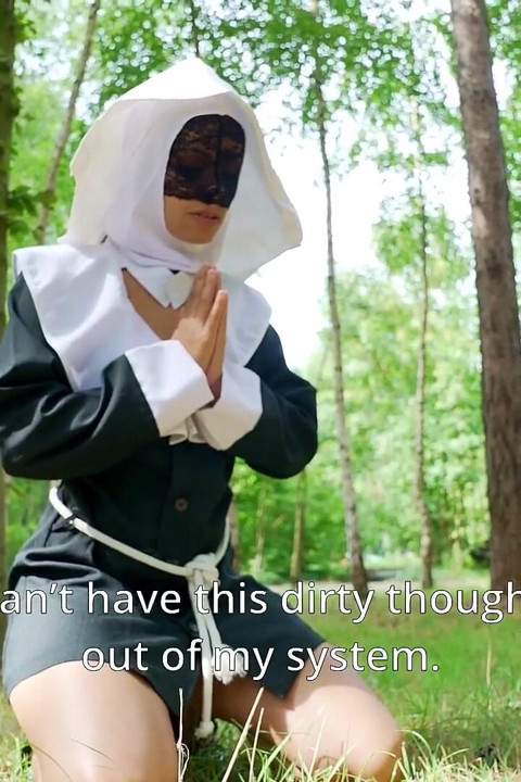Dutch Teenie Nun Dogging Bukkake Splash - Outdoor Cum Bath
