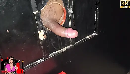 Ich konnte dem heißen schwarzen Schwanz nicht widerstehen und gab meinen Hintern vor dem Cuckold!