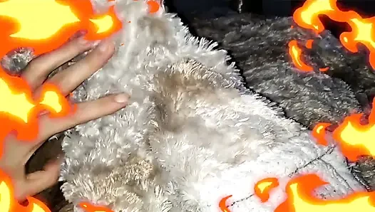 The Man's Huge Cock Is so Hot It Literally Burns!!