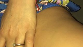Latina in panties gets fucked and gets a load on her pussy