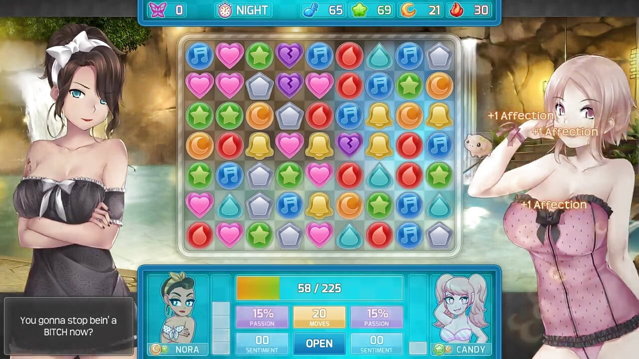 Huniepop 2 - Tarikh Berganda - Bahagian 4 Kecantikan Arab seksi oleh Loveskysan