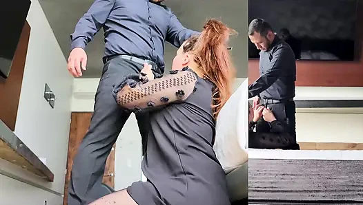 Хардкорно трахаю после шлепания ее как маленькую шлюшку, она