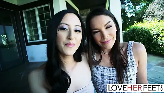JOI Foot Tease With Katrina Colt And Alexia Anders