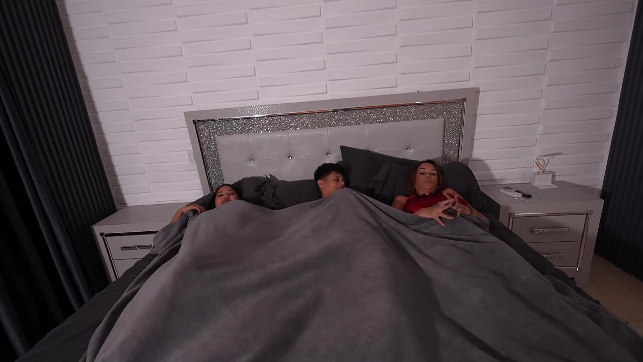 MILF Alondra Shares Her Bed with Her Two Young and Horny Stepsons. What Could Possibly Go Wrong?