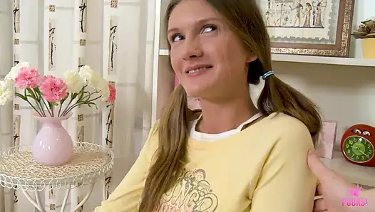 Stepbrother Fulfills Indigo's Secret Lustful Desires!