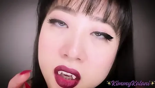 Vampir hot melahapmu dengan jilat telinga dan jilat lensa -asmr
