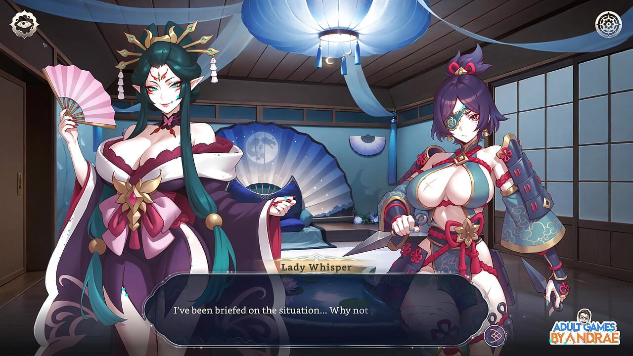 Harem Fantasy - Kinky Ninja Scroll Gameplay Part 1 - Entering the Village of Kagura