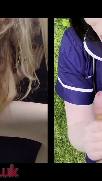 Powerful moment from "The Great British Blowjob Race - Round 15"