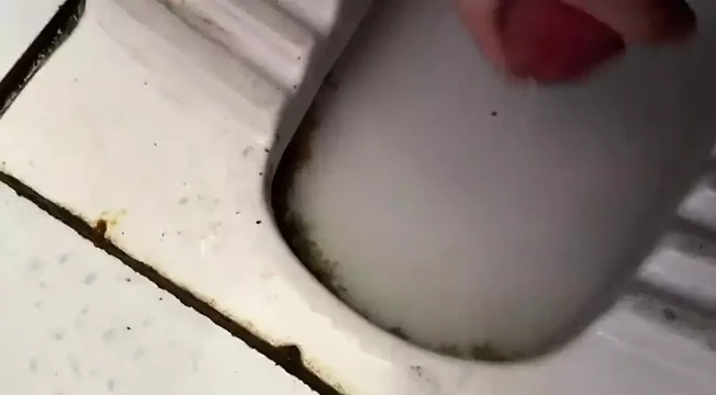First time in public toilet