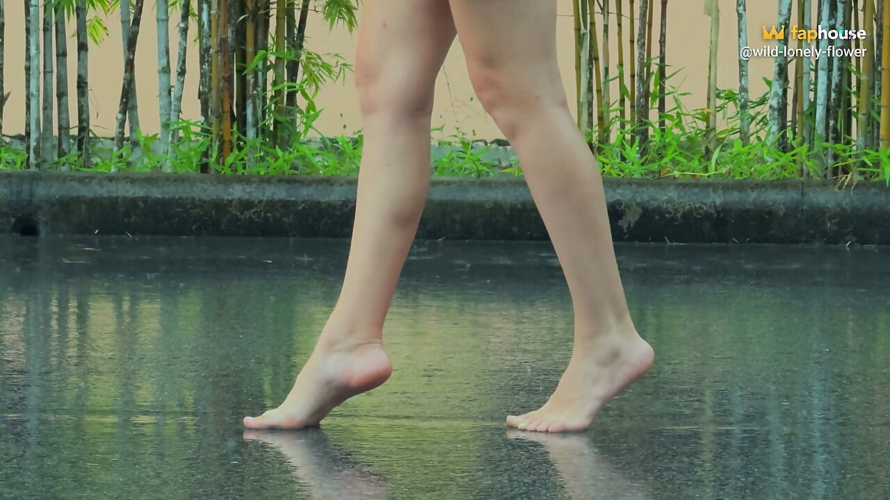 Bare Legs in the Rain