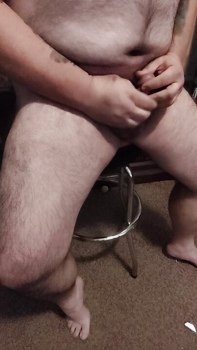 Furry Bear Monk3yMong0 Back in Action Jerking Off in my Gameroom
