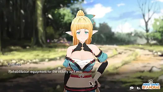 Melarikan diri, peri ninjaku! Gameplay 3d bagian 2 - latihan dan eksplorasi lizet dimulai